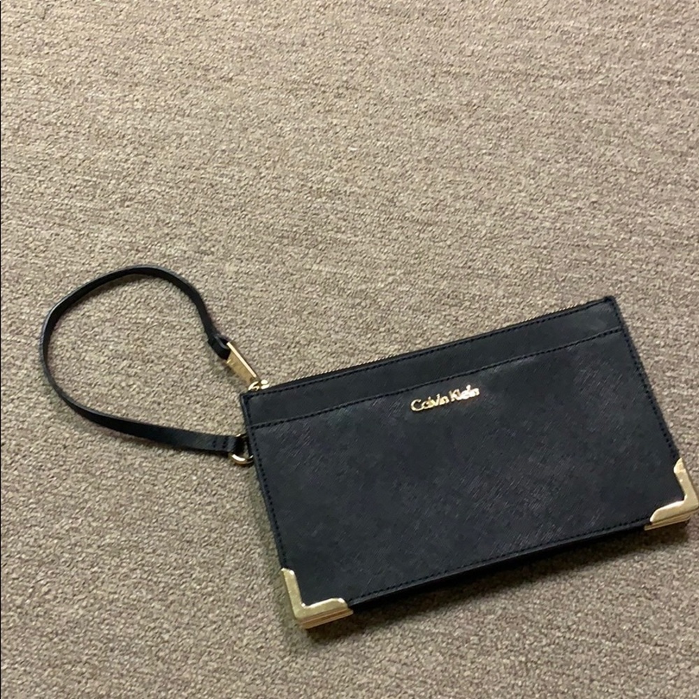 Like new Calvin Klein wristlet